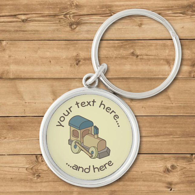 Porte-clés Train de jouets (Créateur téléchargé)