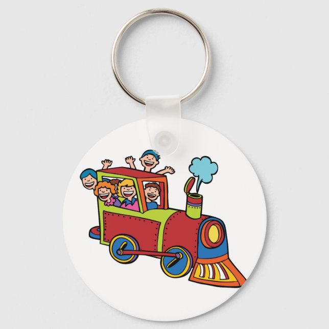 Porte-clés Train Riders Cartoon (Recto)