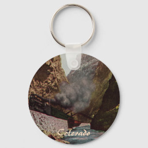 Porte-clés Train vintage à Royal Gorge Porte - clé