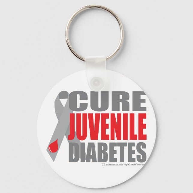 Porte-clés Traiter le diabète juvénile (Recto)