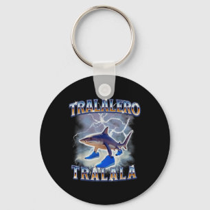 Porte-clés Tralalero Tralala Funny Shark meme Bootleg