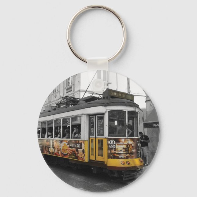 Porte-clés Tramway 28 de Lisbonne | Eletrico 28 Lisboa (Recto)