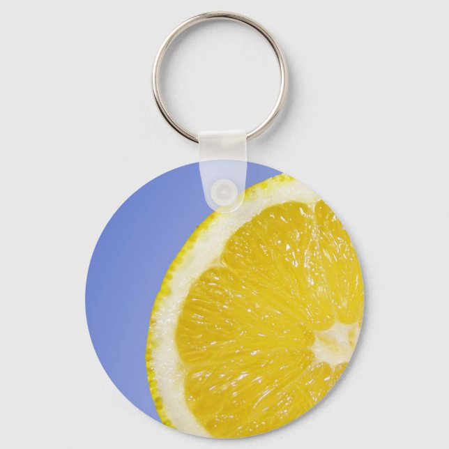 Porte-clés Tranche de citron juteuse (Recto)