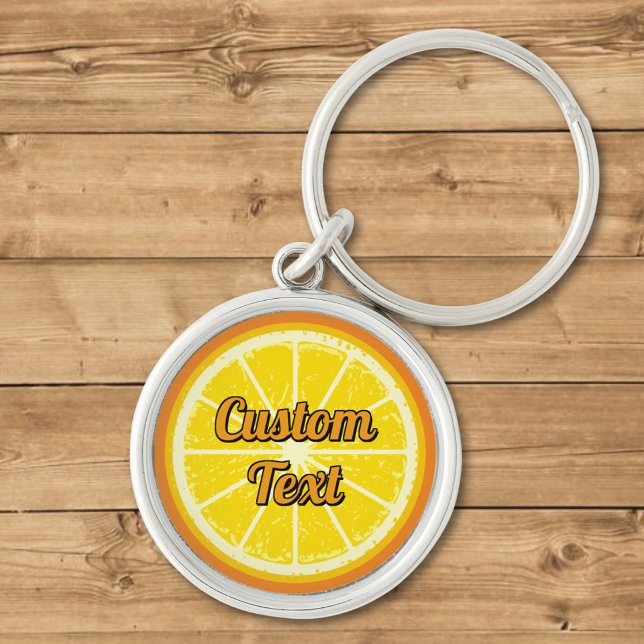 Porte-clés tranche orange (Créateur téléchargé)