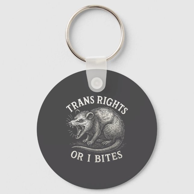 Porte-clés Trans Rights Or I Bites Funny Transgender Ssum Lgb (Recto)