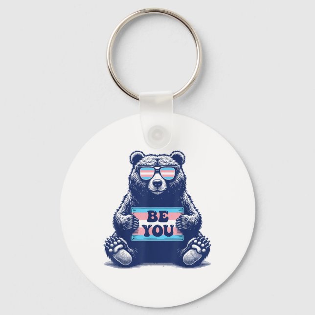 Porte-clés Transgenre Be You Trans Fierté M2f F2m (Recto)