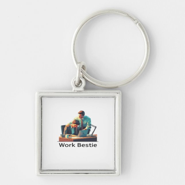 Porte-clés Travailler le mieux classique (Devant)