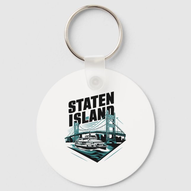 Porte-clés Traversier Staten Island New York _1  (Recto)