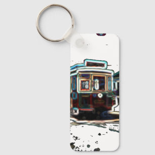 Porte-clés TRC Neon trcar en aluminium Rectangle Porte - clé