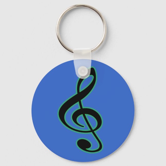 Porte-clés Treble Clef Keychain (Recto)