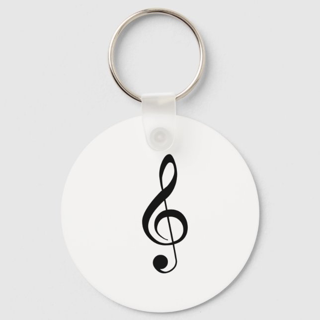 Porte-clés Treble Clef Keychain (Recto)