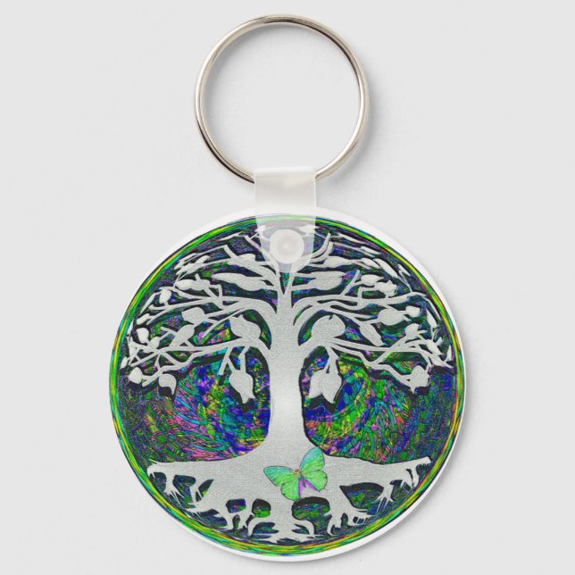 Porte-clés Tree of Life New Beginnings by Amelia Carrie (Recto)