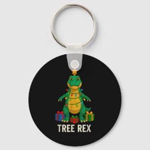 Porte-clés Tree Rex Drôle Dinosaure Noël