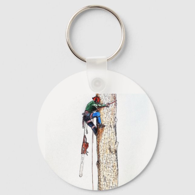 Porte-clés Tree Surgeon Arborist (Recto)