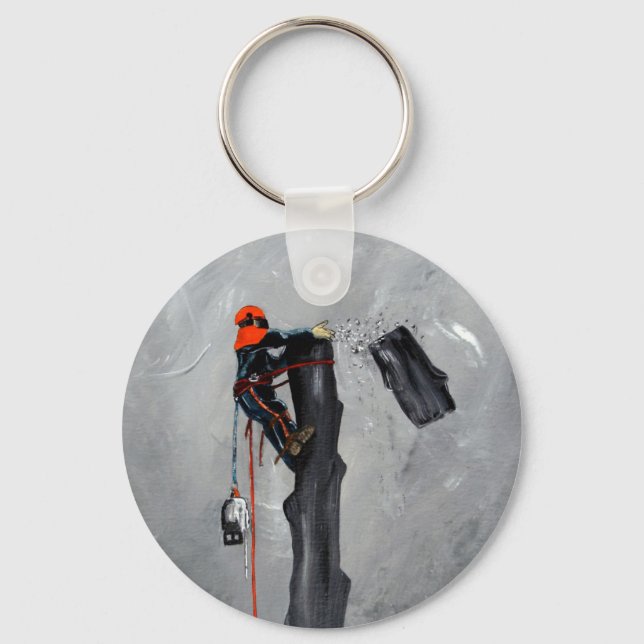 Porte-clés Tree Surgeon Arborist christmas present Birthday (Recto)