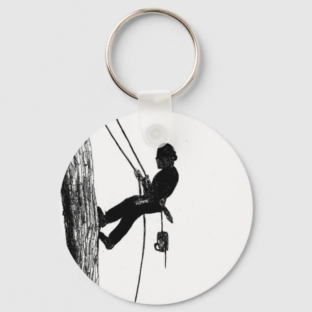 Porte-clés Tree Surgeon Arborist christmas present gift (Recto)