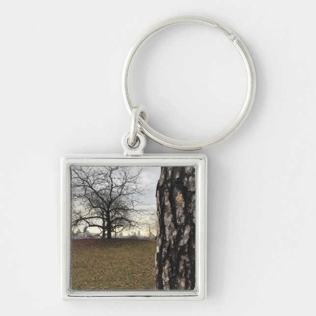 Porte-clés Trees New York NYC Sunrise Central Park Skyline (Devant)