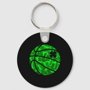 Porte-clés Trèfle Chanceux de Basketball Clover Irlandais St 