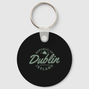 Porte-clés Trèfle de Dublin Irlande Saint-Patrick