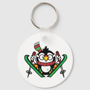 Porte-clés Tremplin de Ski Pingouin