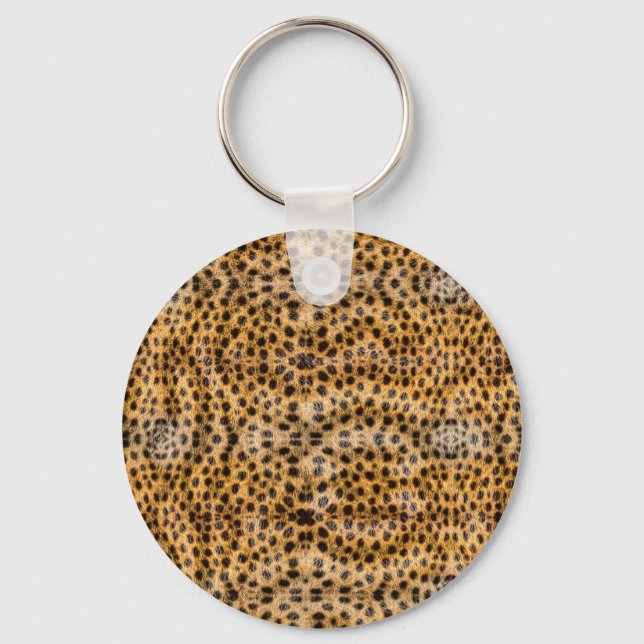Porte-clés Trendy Exotic Cheetah Fur Pattern Animal Print (Recto)