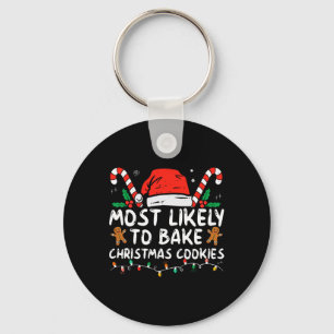Porte-clés Très Probable De Faire Cuire Des Cookies De Noël F