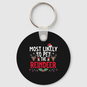 Porte-clés Très Probable De Pet Le Rinder Noël Funny Xm