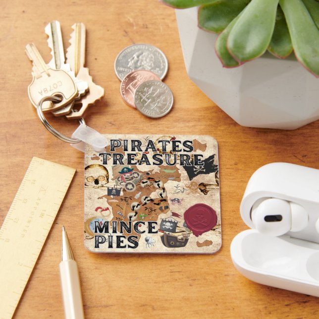 Porte-clés Trésor de pirates - Mince Pies (Bureau)