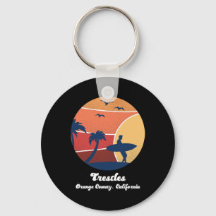 Porte-clés Trestles Orange County Californie Surf Vintage 