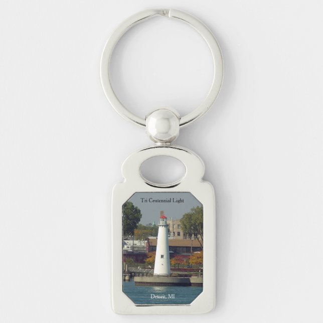 Porte-clés Tri centenaire de la lumière ornement (Devant)