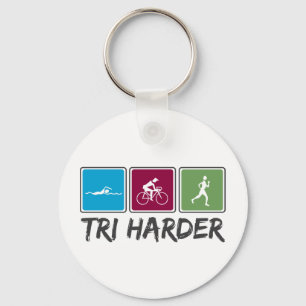 Porte-clés Tri Harder (Triathlon)