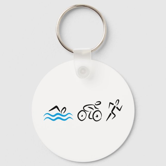 Porte-clés Triathlon (Recto)