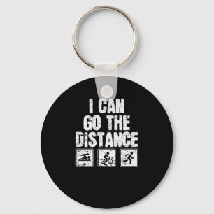 Porte-clés Triathlon I Can Go The Distance