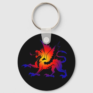 Porte-clés Tribal Color Dragon Porte - clé II