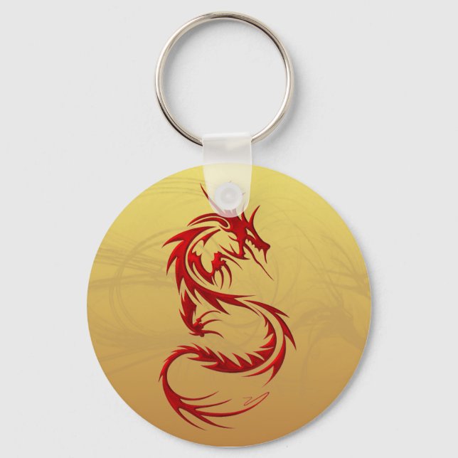 Porte-clés Tribal Dragon (Recto)
