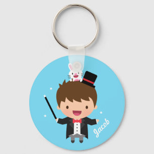 Porte-clés Trick de lapin magique pour garçons Magiciens pour