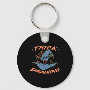 Porte-clés Trick Ou Dessin Halloween Artiste Scary Art sorcie