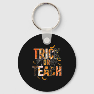 Porte-clés Trick Ou Enseigner Funny Halloween Teacher Shirt P