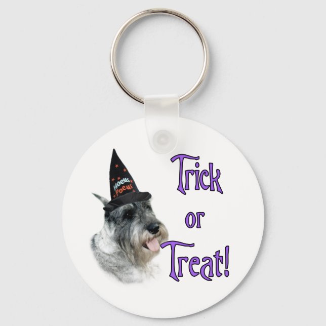 Porte-clés Trick Schnauzer Standard (Recto)
