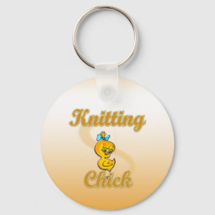 Porte-clés Tricot Chick