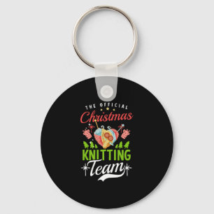 Porte-clés Tricot de Noël Équipe Tricot de Noël