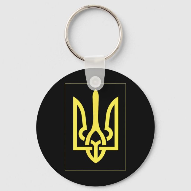 Porte-clés Trident ukrainien Ukraine  (Recto)