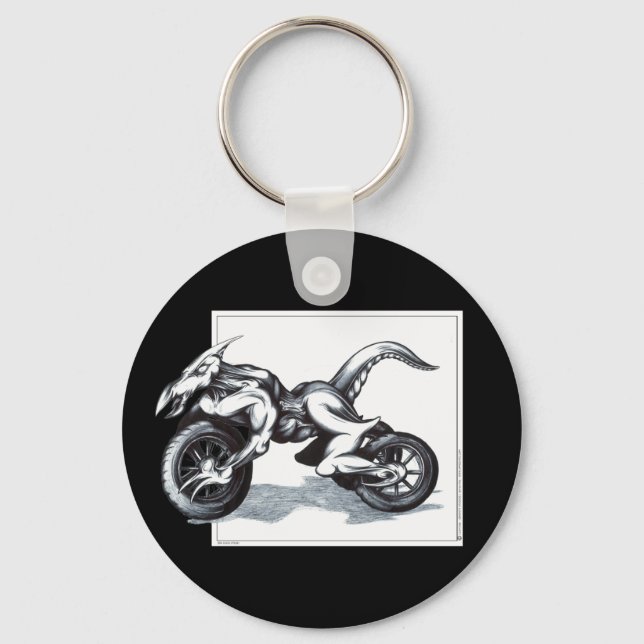 Porte-clés Trike Draconique Biomécanique (Recto)