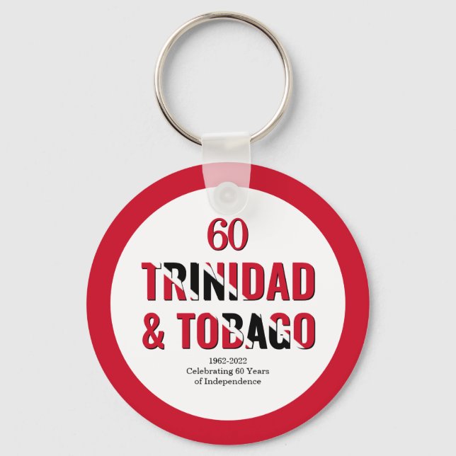 Porte-clés TRINIDAD 60e anniversaire de l'indépendance (Recto)