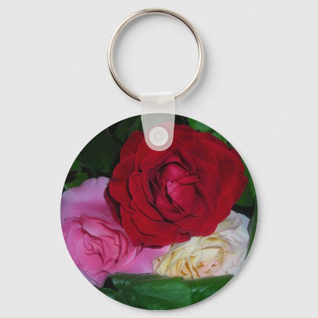 Porte-clés Trio de Roses (Recto)