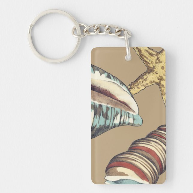 Porte-clés Trio Shell sur Khaki (Devant)