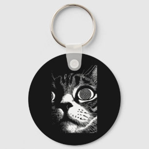 Porte-clés Trippy Cat Pastel Goth Gothic Grunge Alt Punk Weir