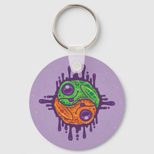 Porte-clés Trippy Drippy Frog Yin Yang