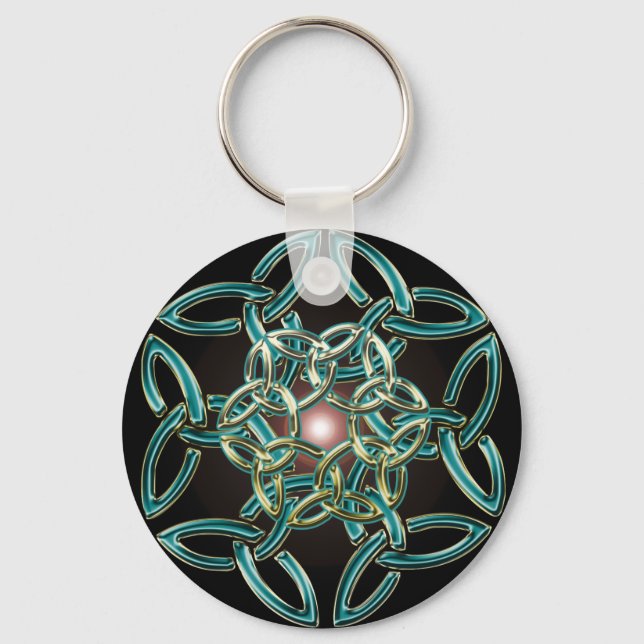 Porte-clés Triquetra Circle Knot Keychain (Recto)