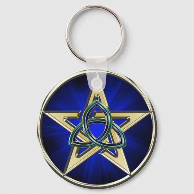Porte-clés Triquetra Pentagram Keychain (Recto)
